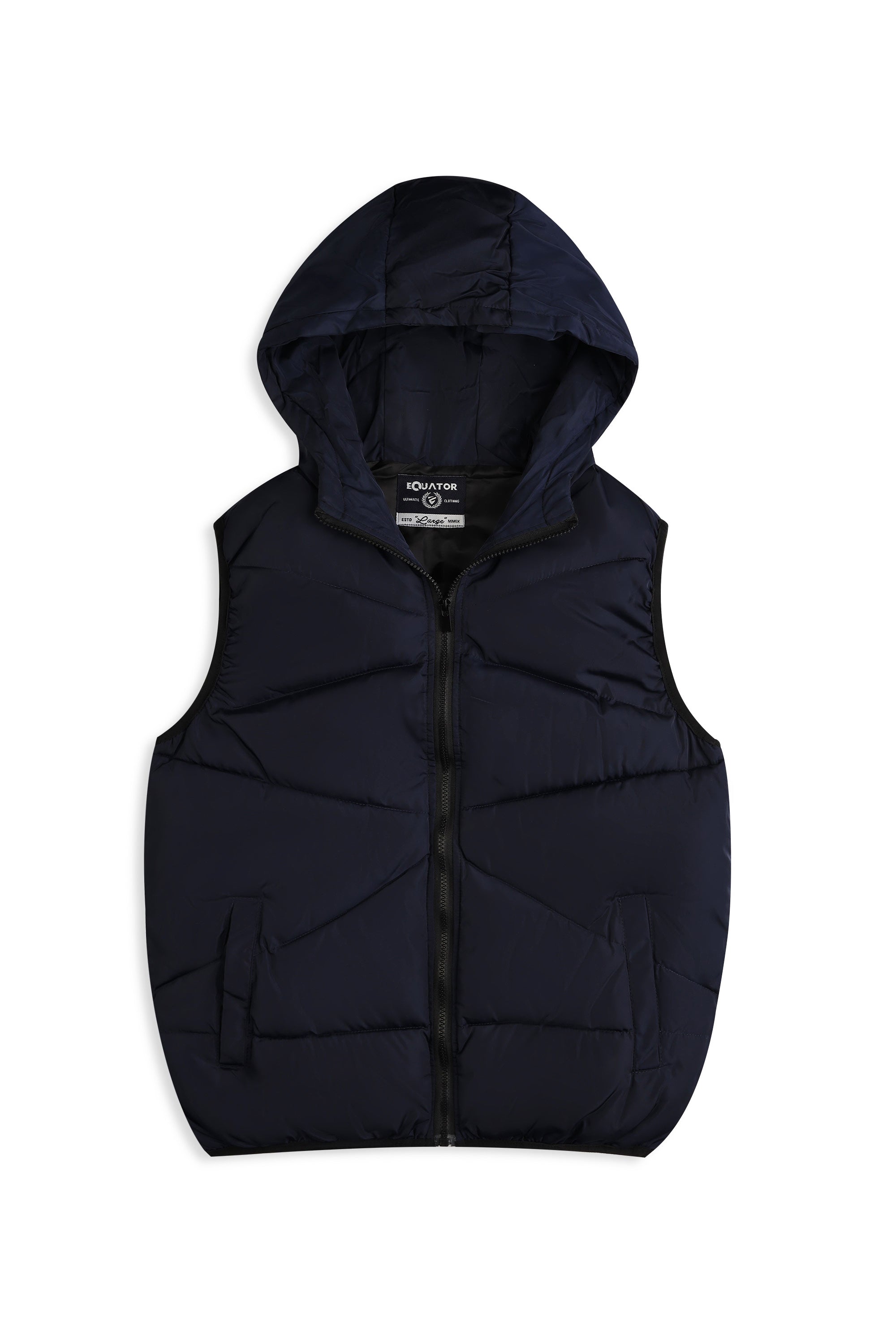 Puffer Jacket Gilet Oversize H&m H And M Black Oversized