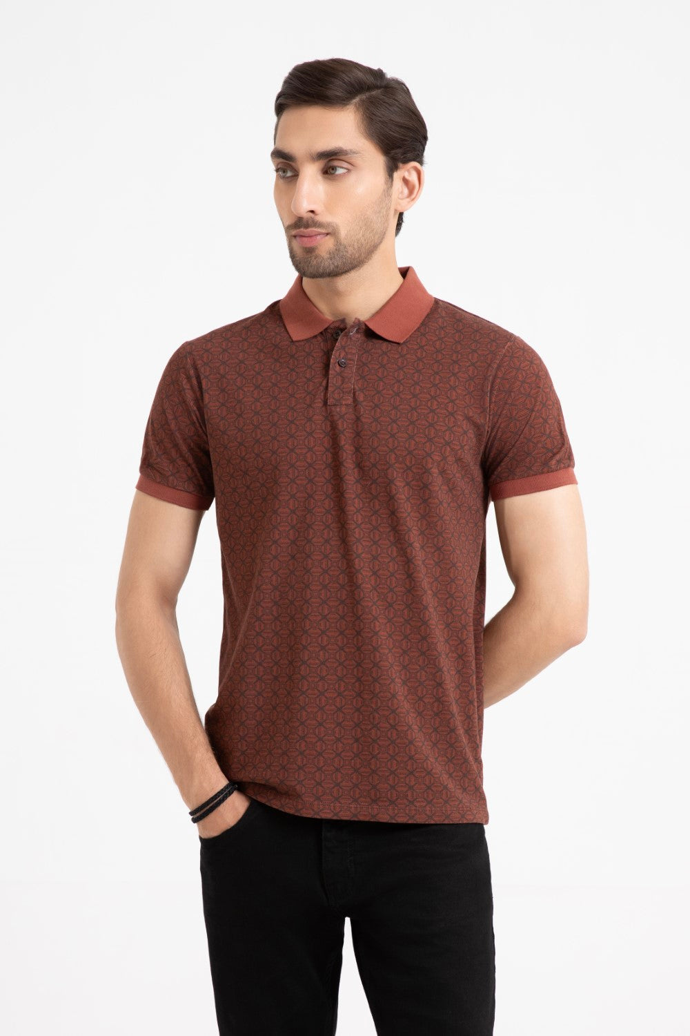 Brown Collar T-Shirt – Equator Stores