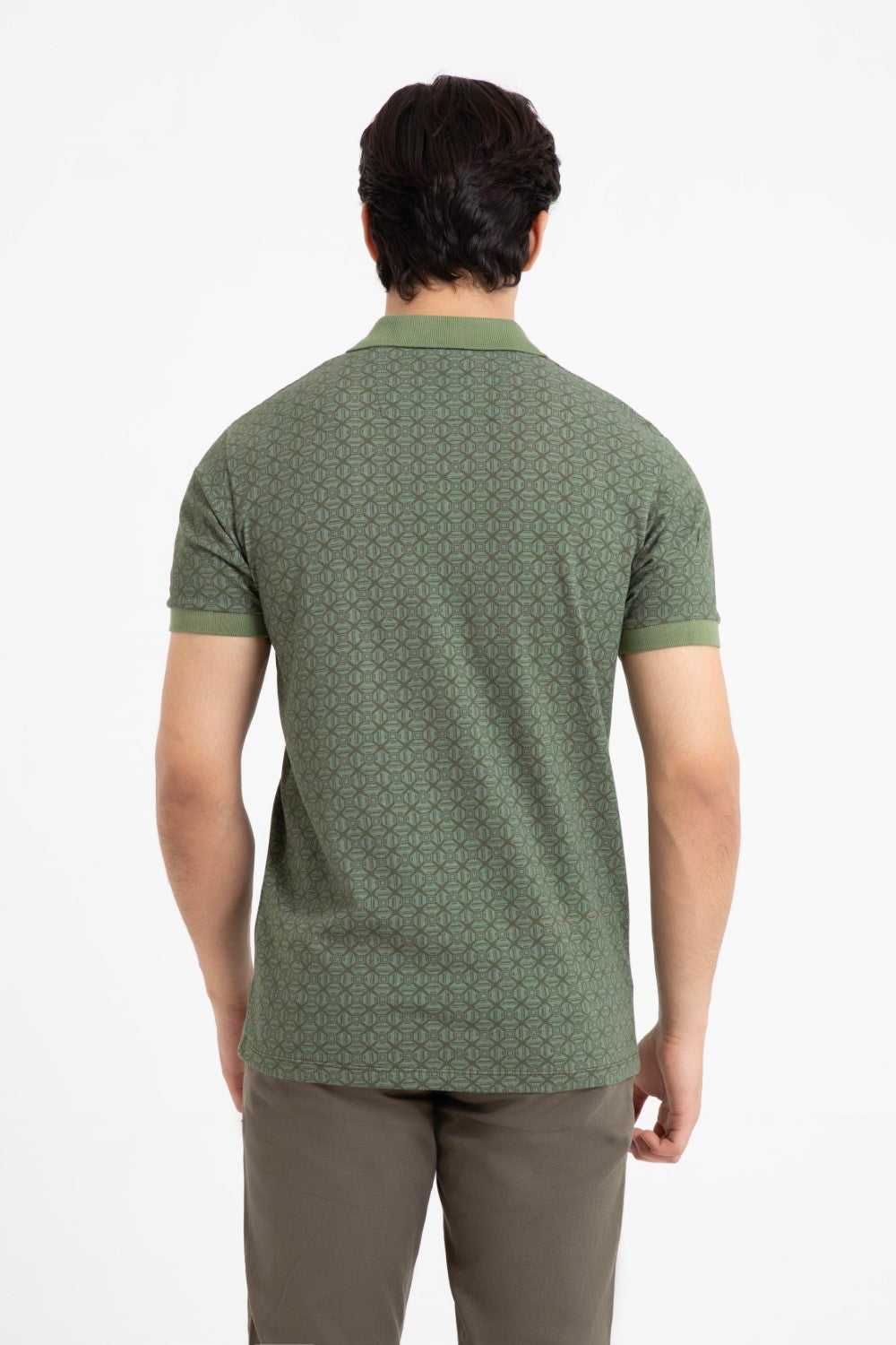 Light Green Collar T-Shirt