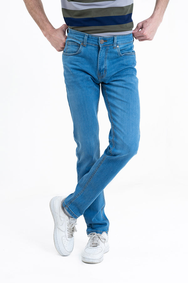 Light Blue Slim Fit Jeans