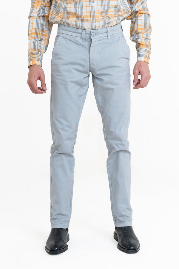 Light Grey Slim Fit Pants
