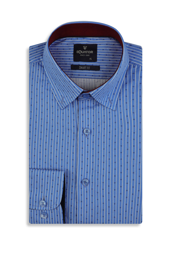 Blue Semi Formal Shirt