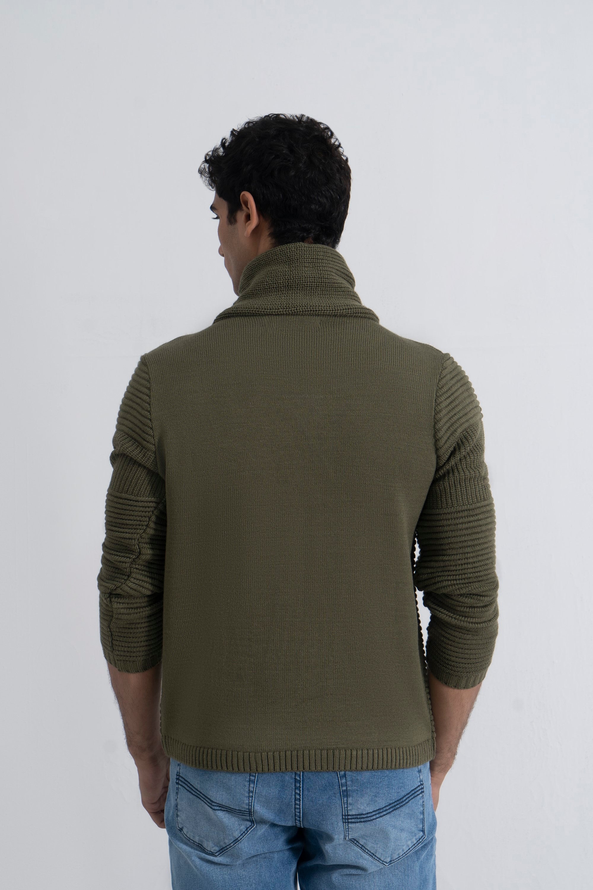 Olive Acrylic Sweater