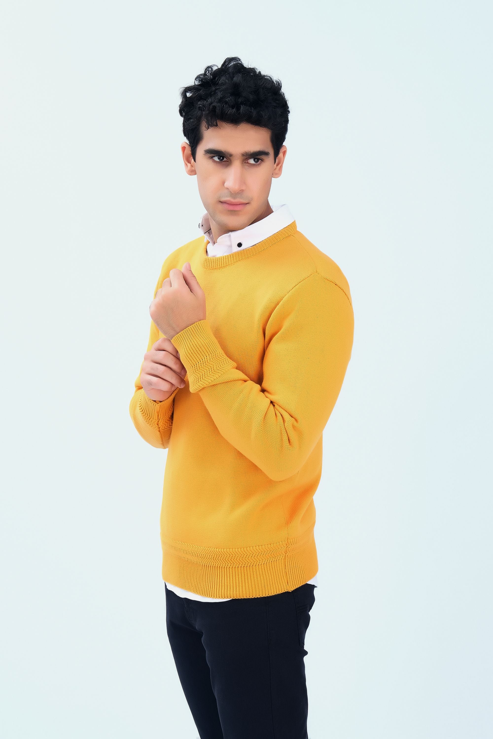 Smart Mustard Sweater