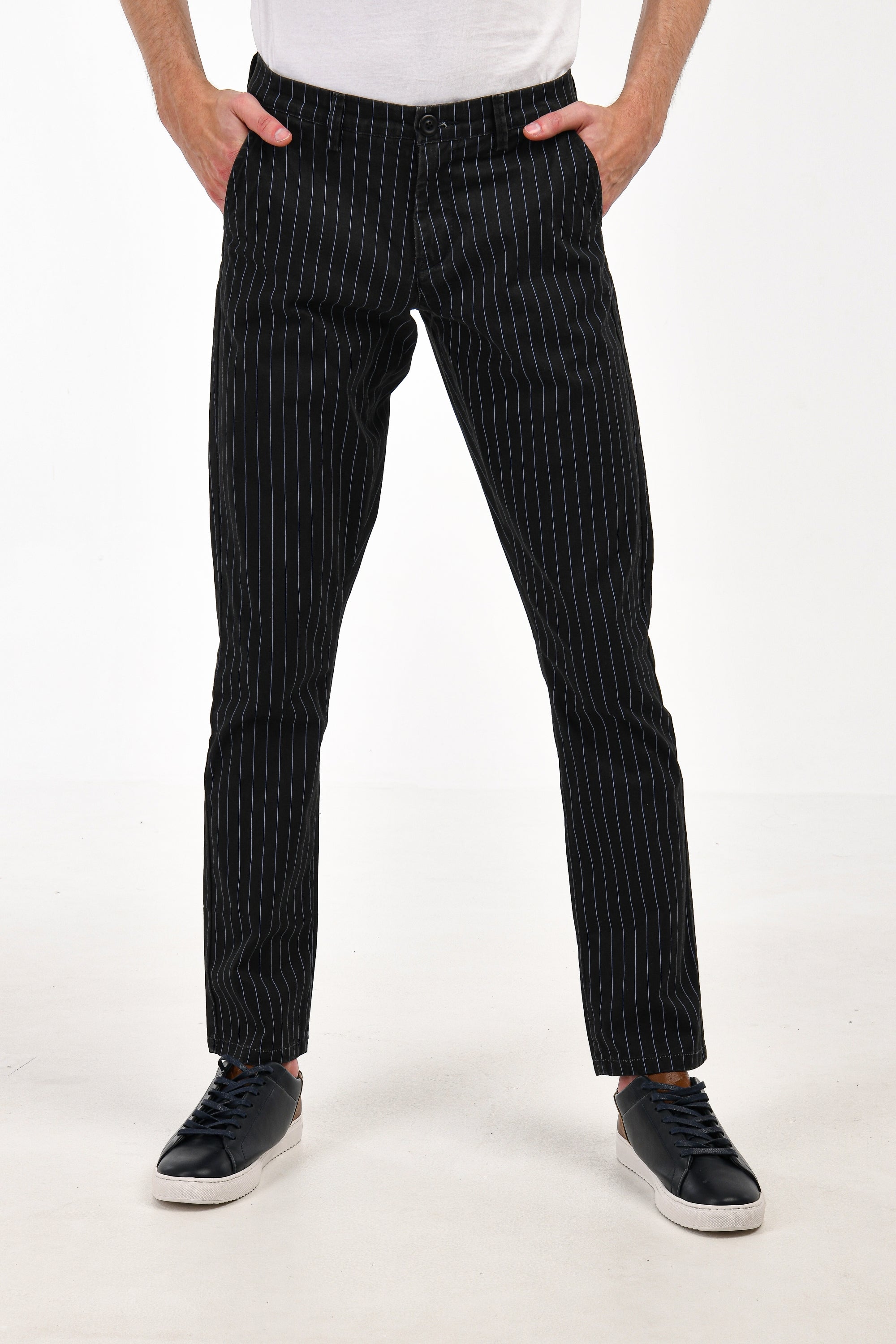Black Striped Pants Equator