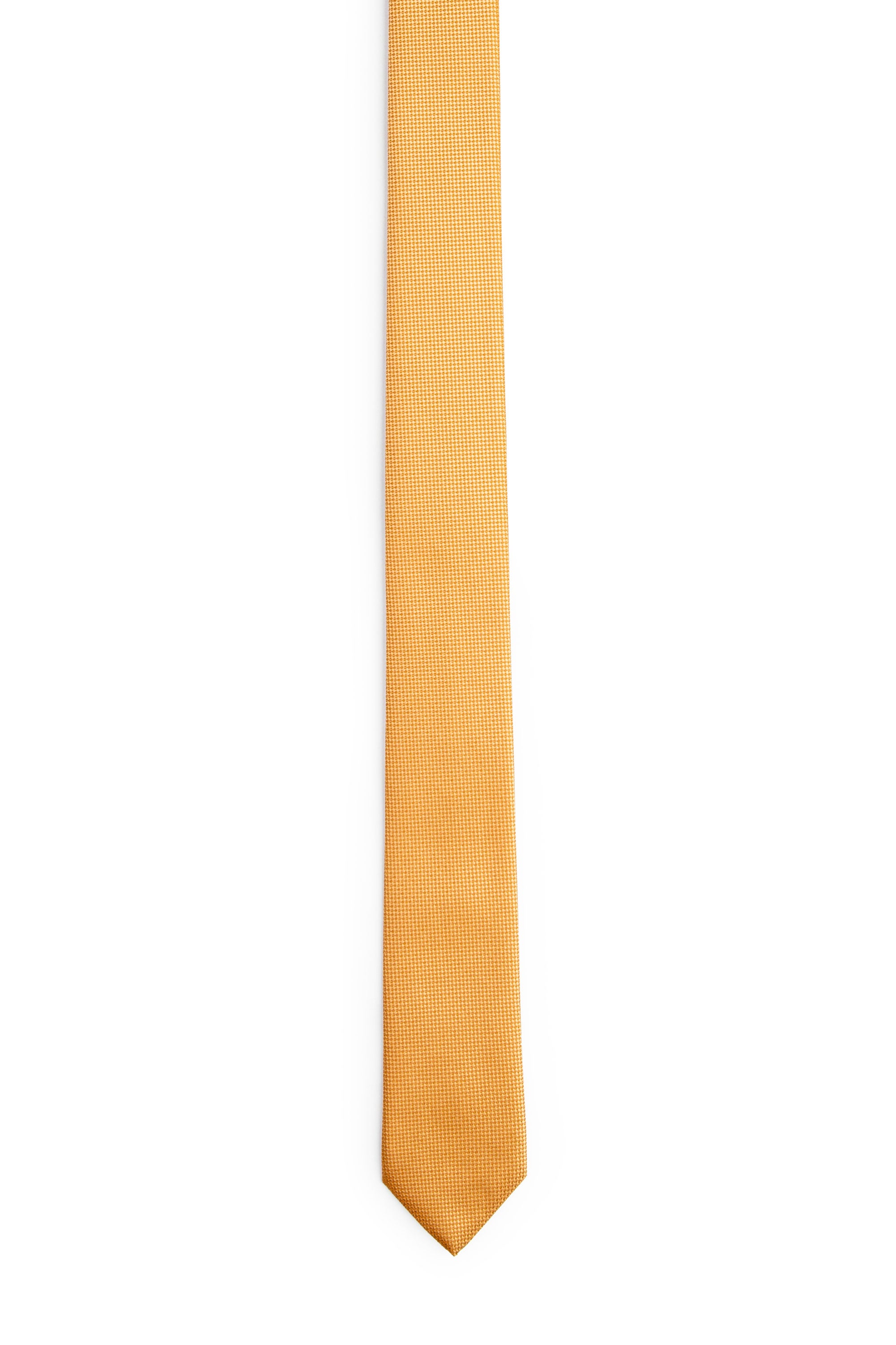 Plain Mustard Tie Loose