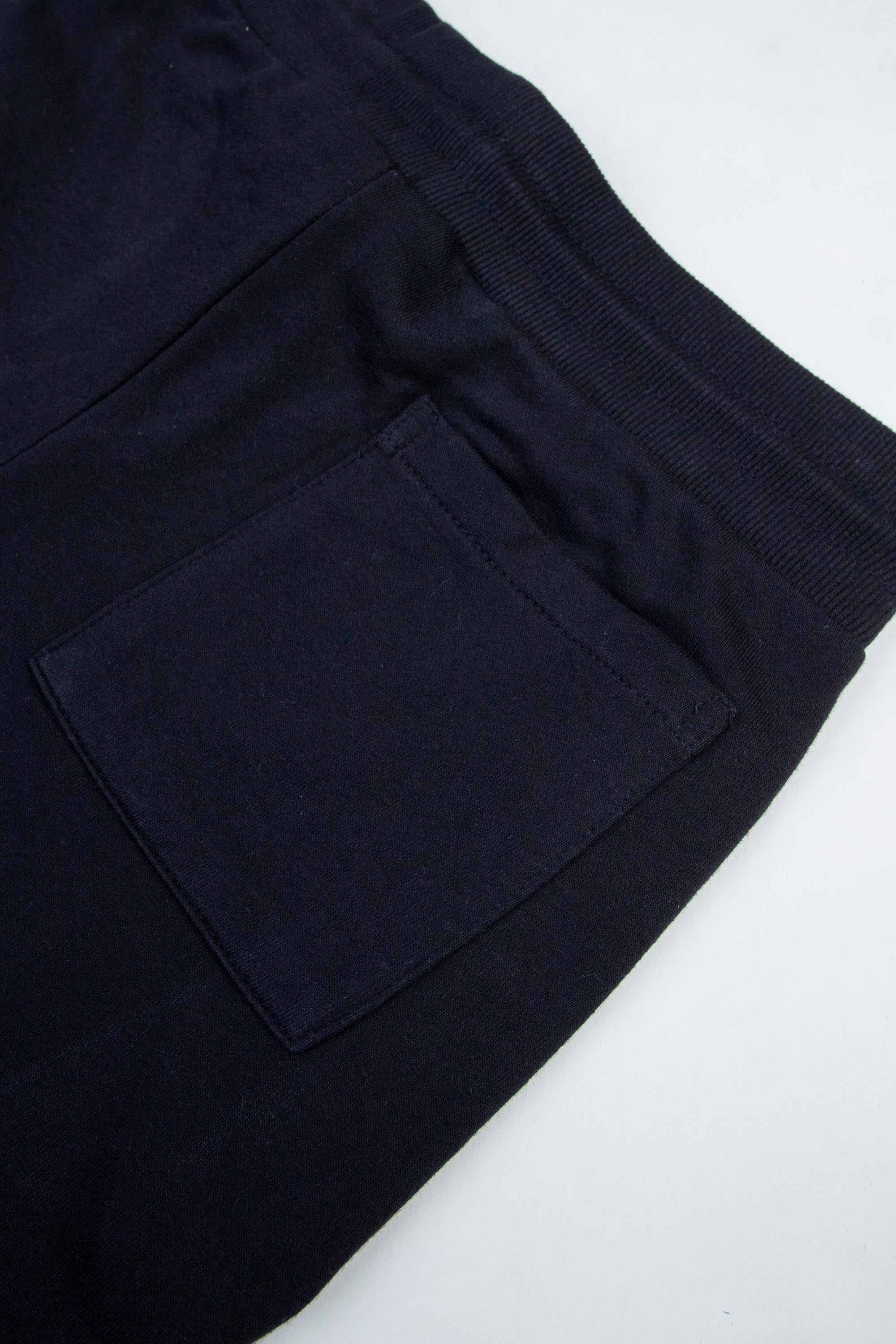 Black Terry Trousers