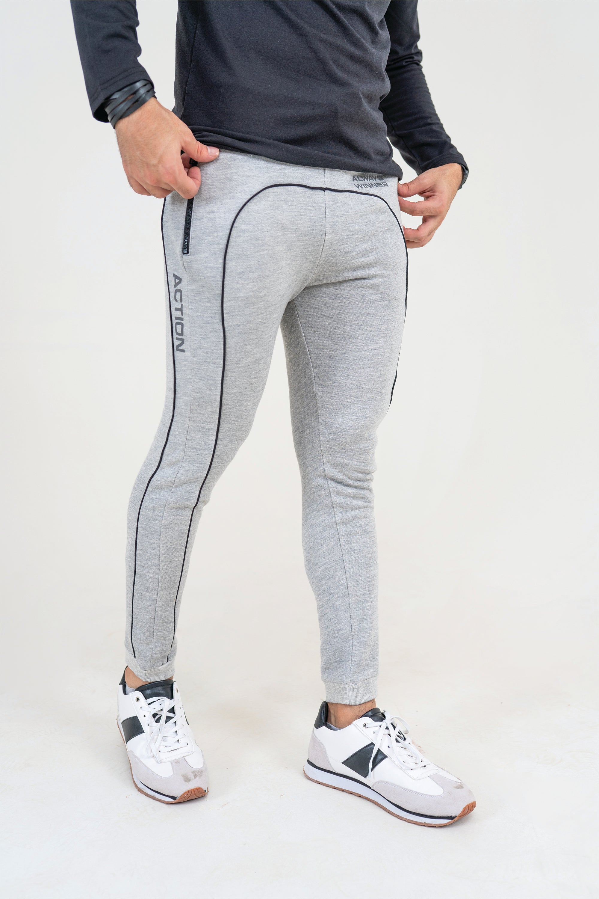 Black Tipped Joggers