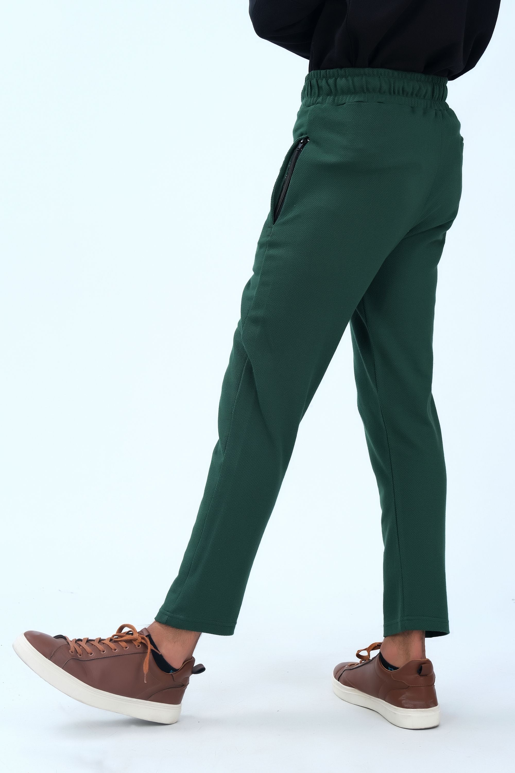 Green Terry Trousers