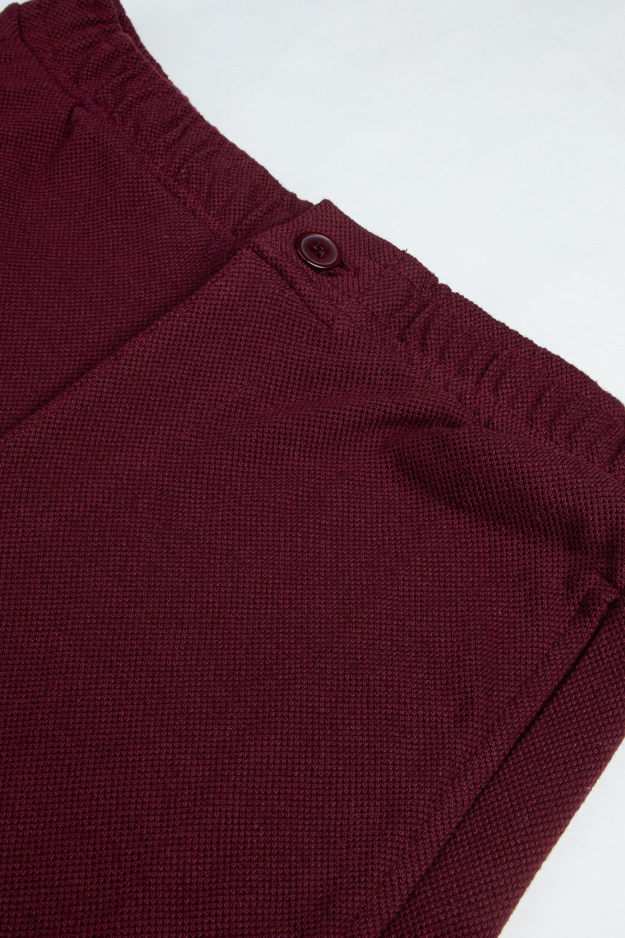 Maroon Terry Trousers