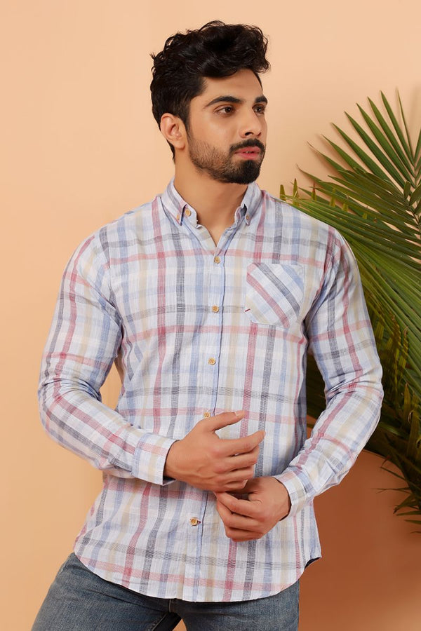 Multi Checkered Casual Shirt FS Regular Fit Equator