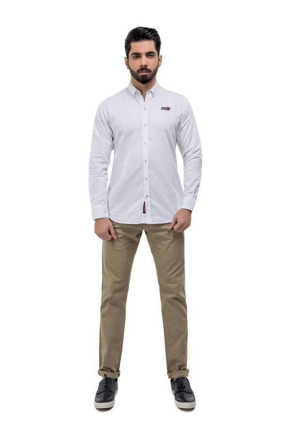 White Casual Shirt FS Regular Fit Equator