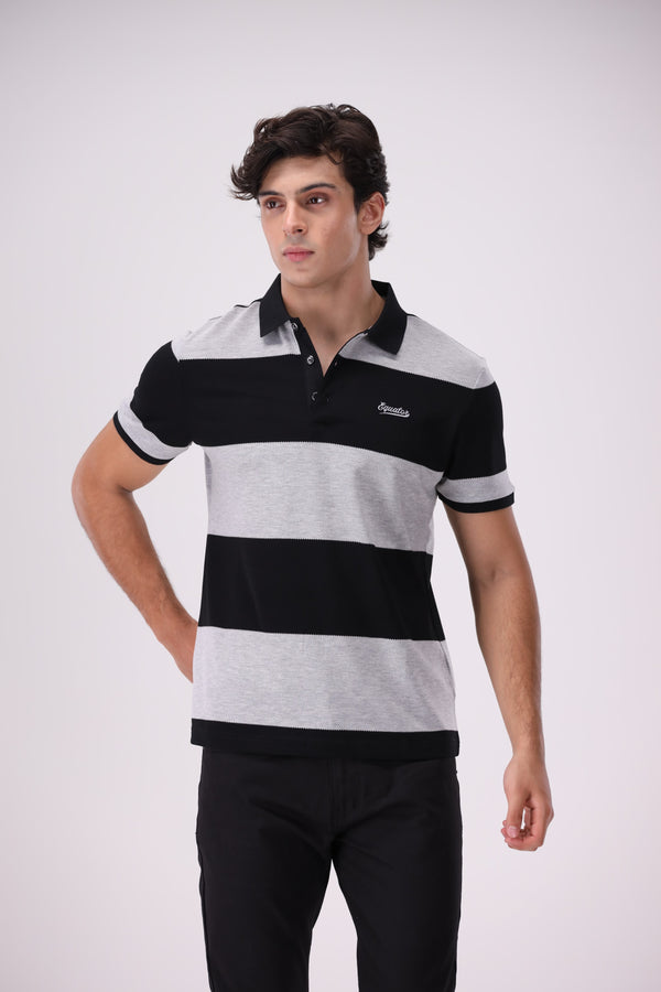 Black & Grey Polo Shirt