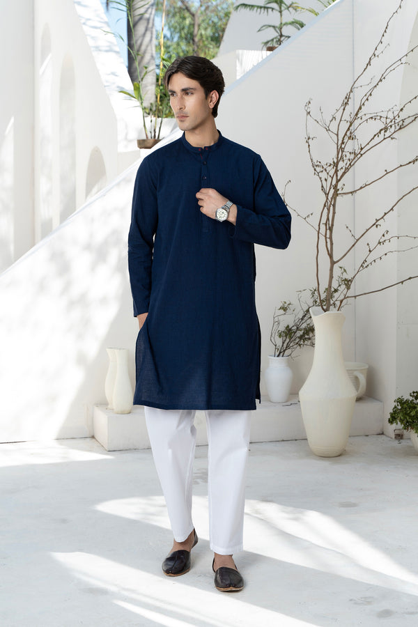 Navy Gents' Kurta