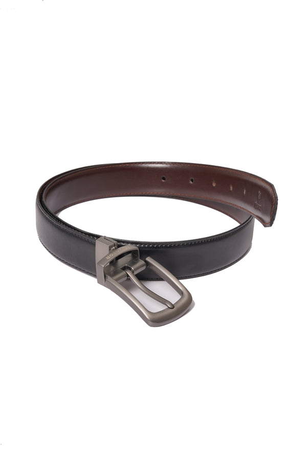 Double Sided Gents Belt in Black & Brown