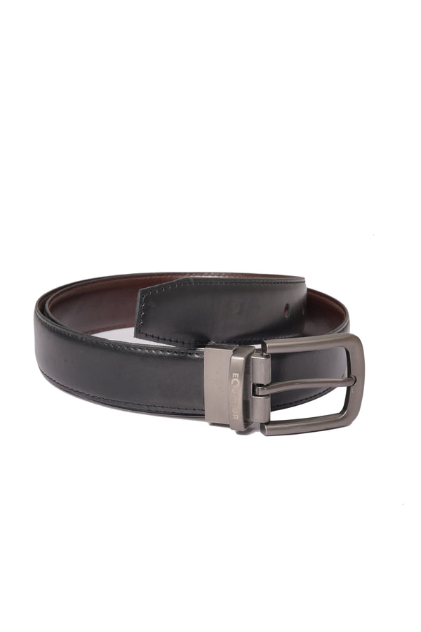 Black & Brown Contrast Belt