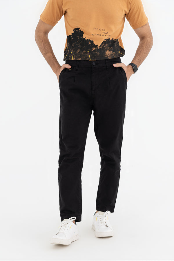 Black Cropped Pants