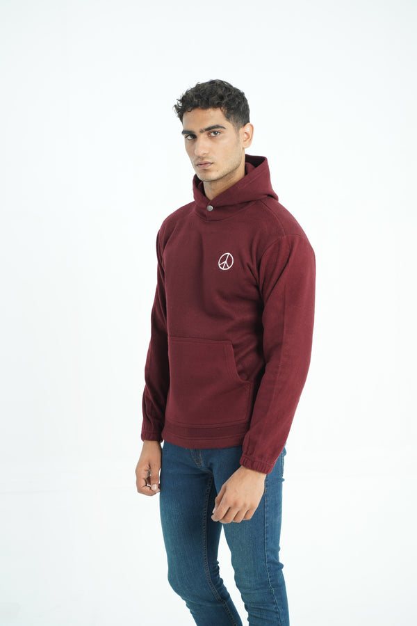 Maroon Hood Gents