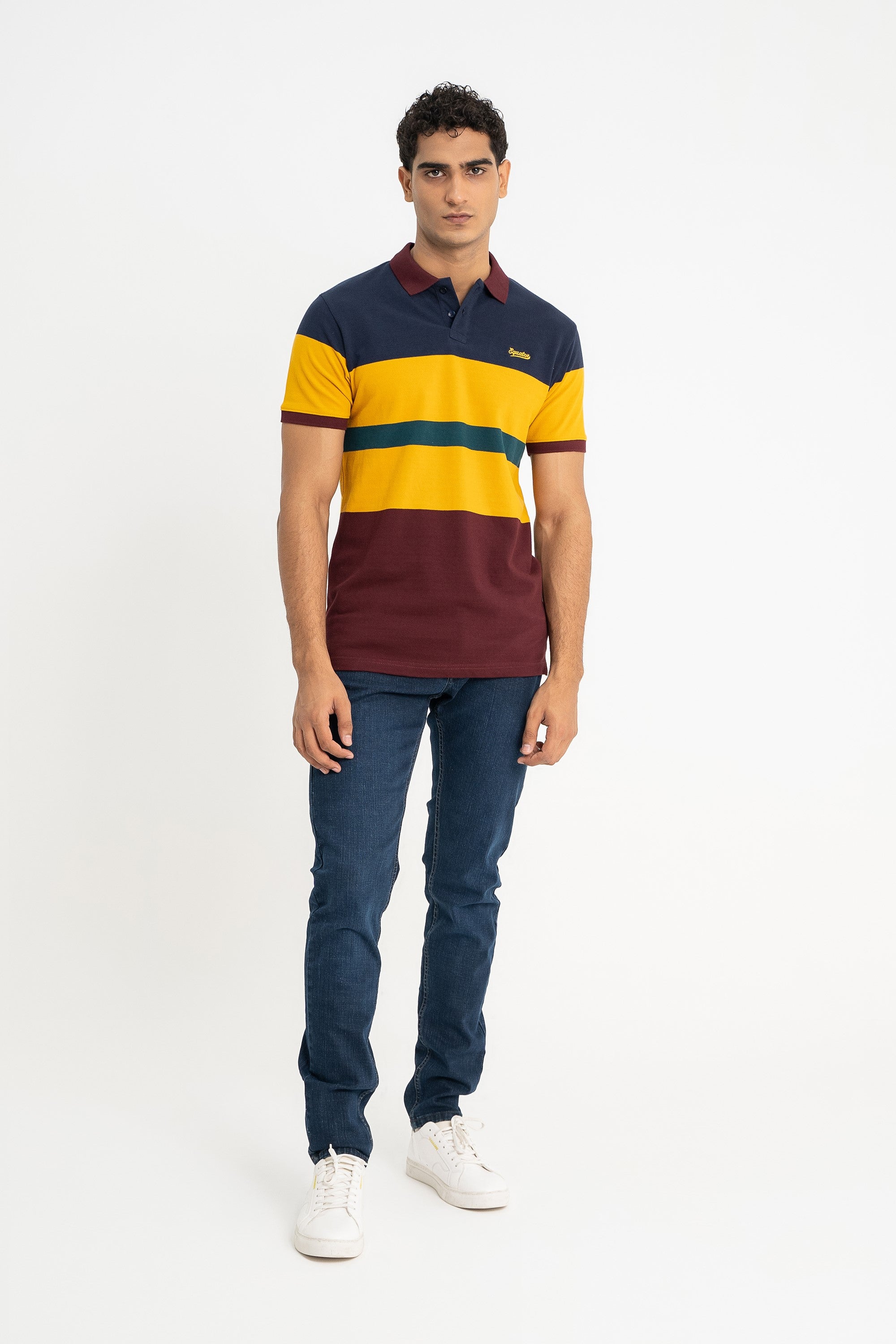 Tri-Color Combo Tee