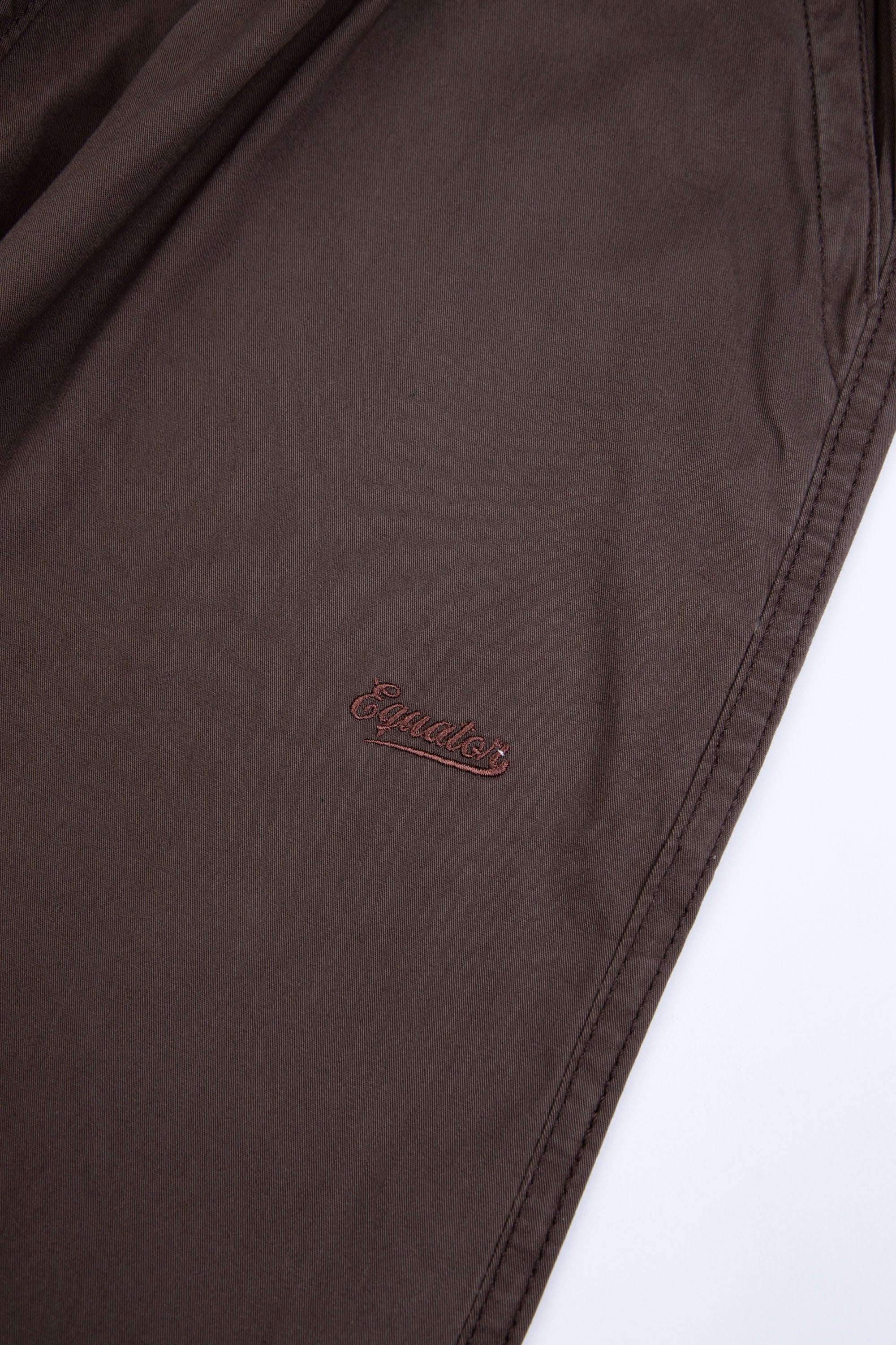 Brown Cotton Trouser