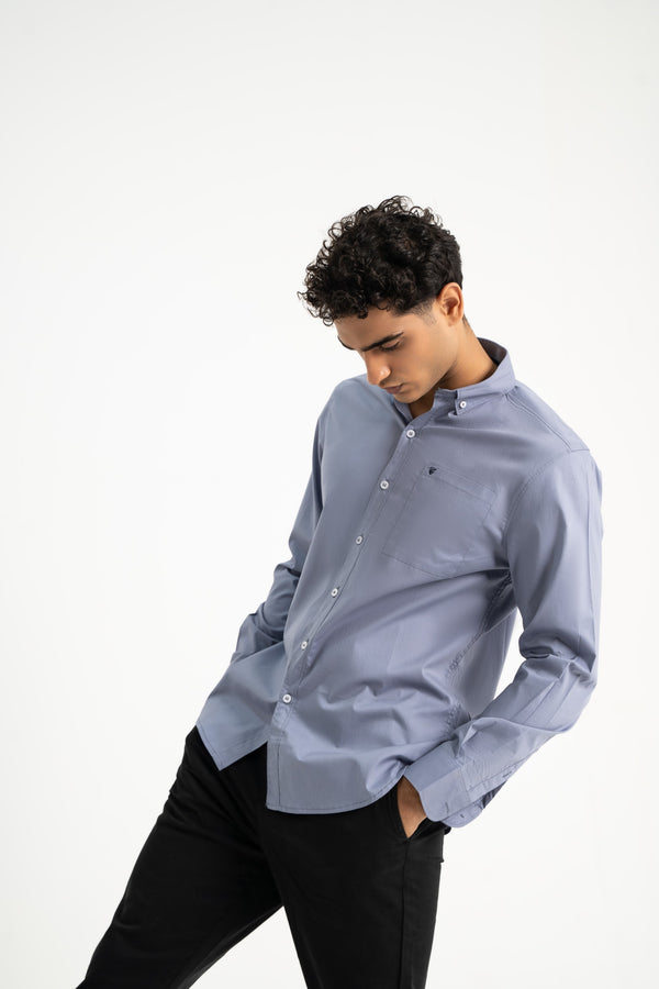 Light Grey Cotton Shirt