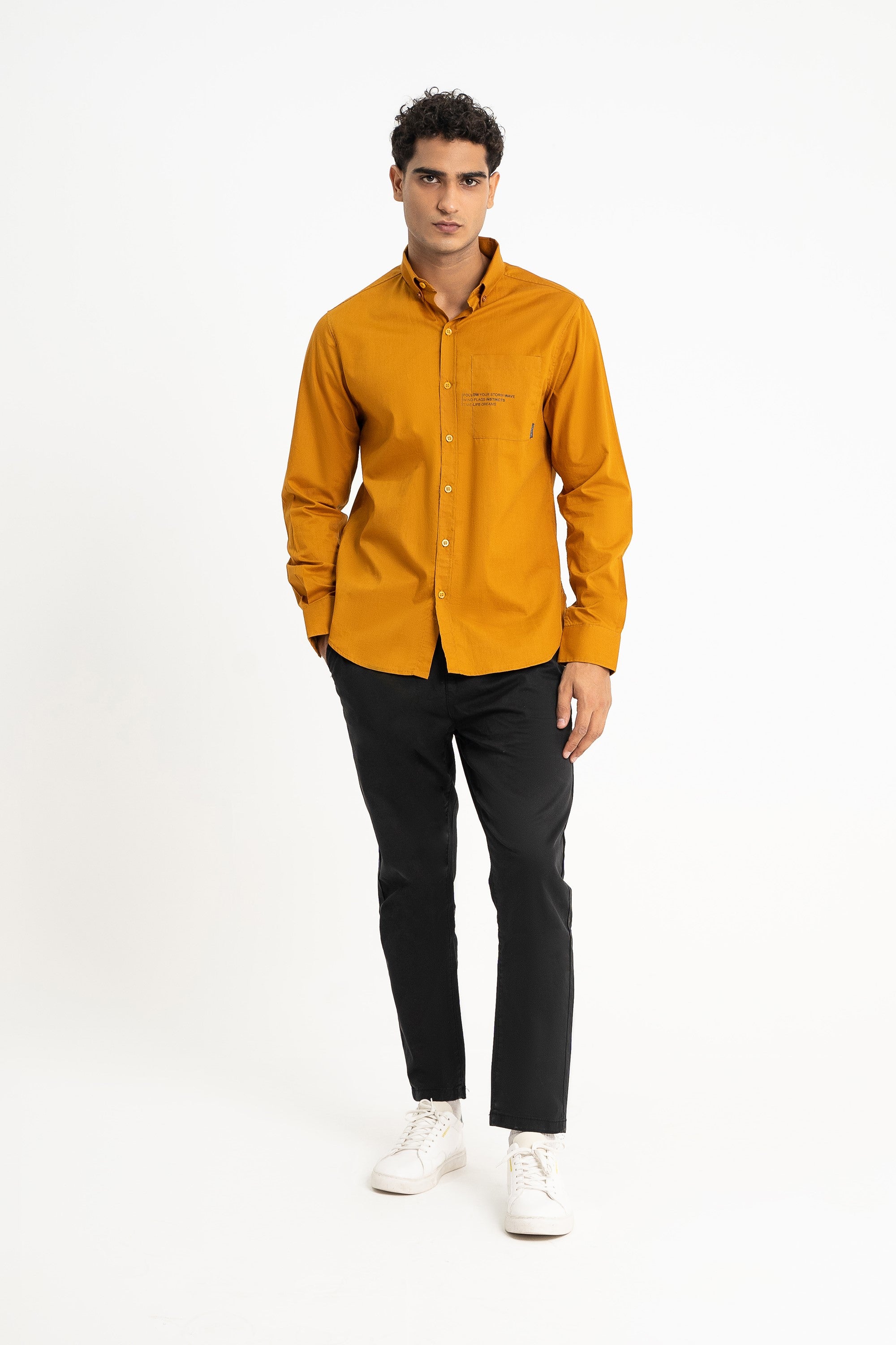 Mustard Casual Shirt