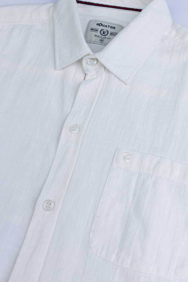 White Casual Shirt – Equator Stores