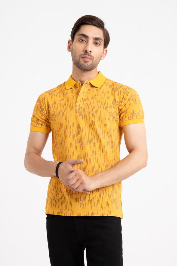 Mustard Collar T-Shirt