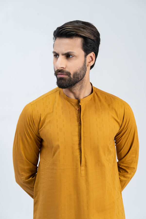 Gents Mustard Kurta