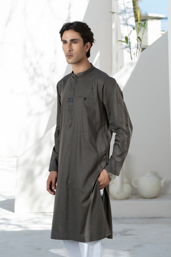 Olive Gents' Kurta