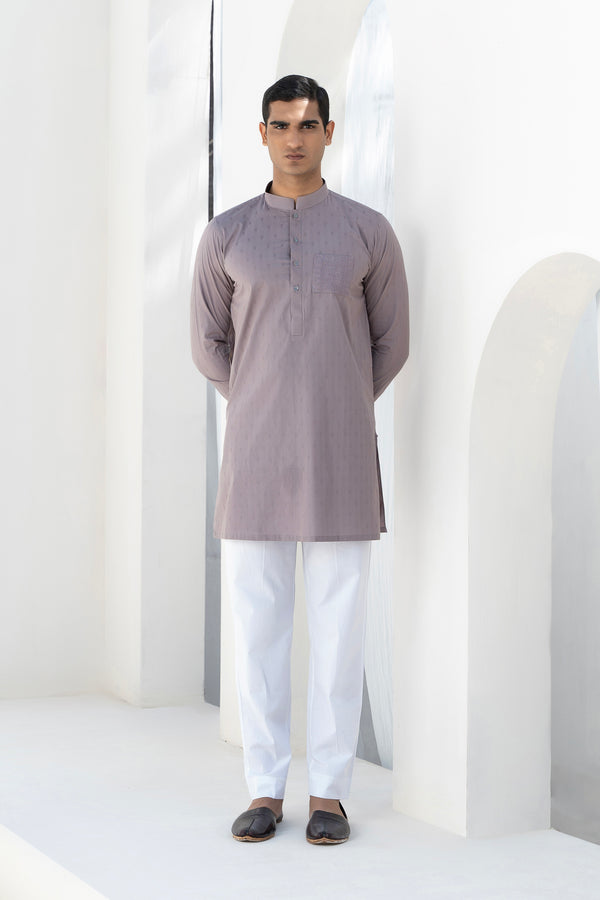 Grey Gents' Kurta