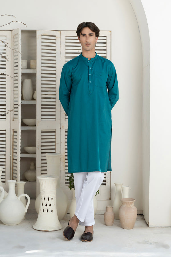 Teal kurta