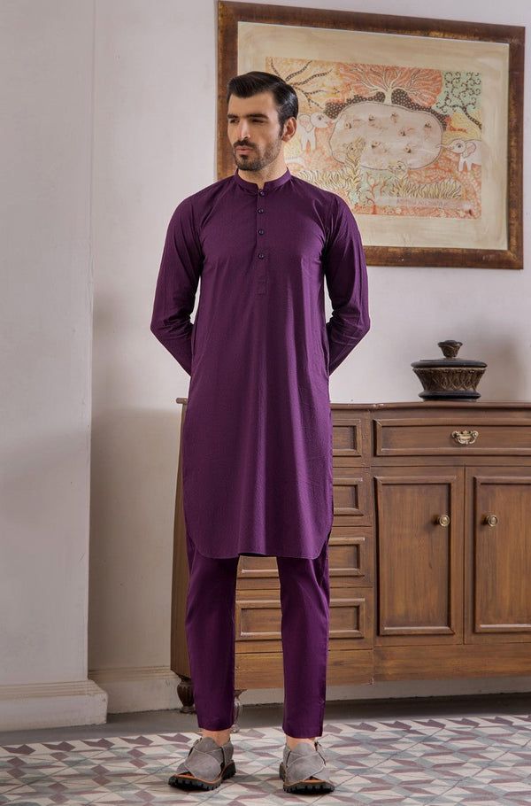 Purple Kurta Trouser