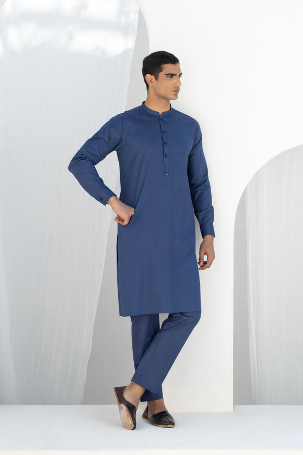 Navy Kurta Trouser