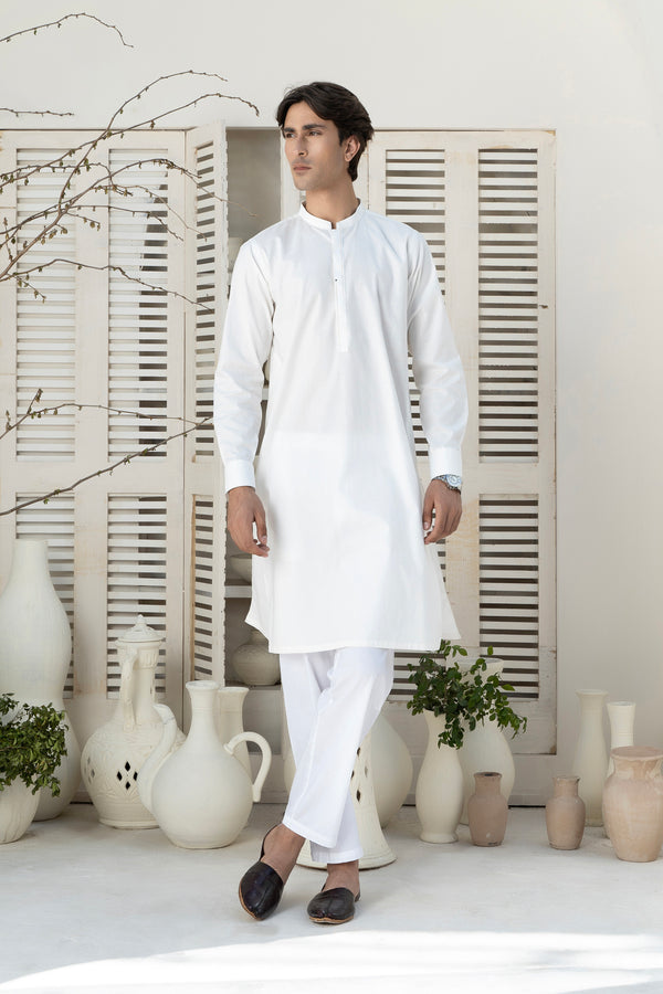 White Kurta Trouser