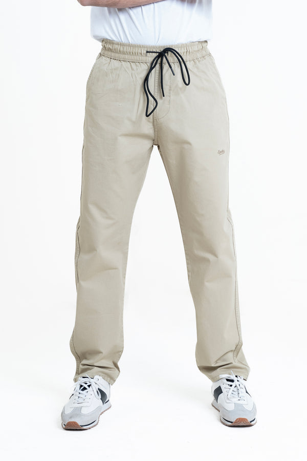 Beige Cargo Trousers