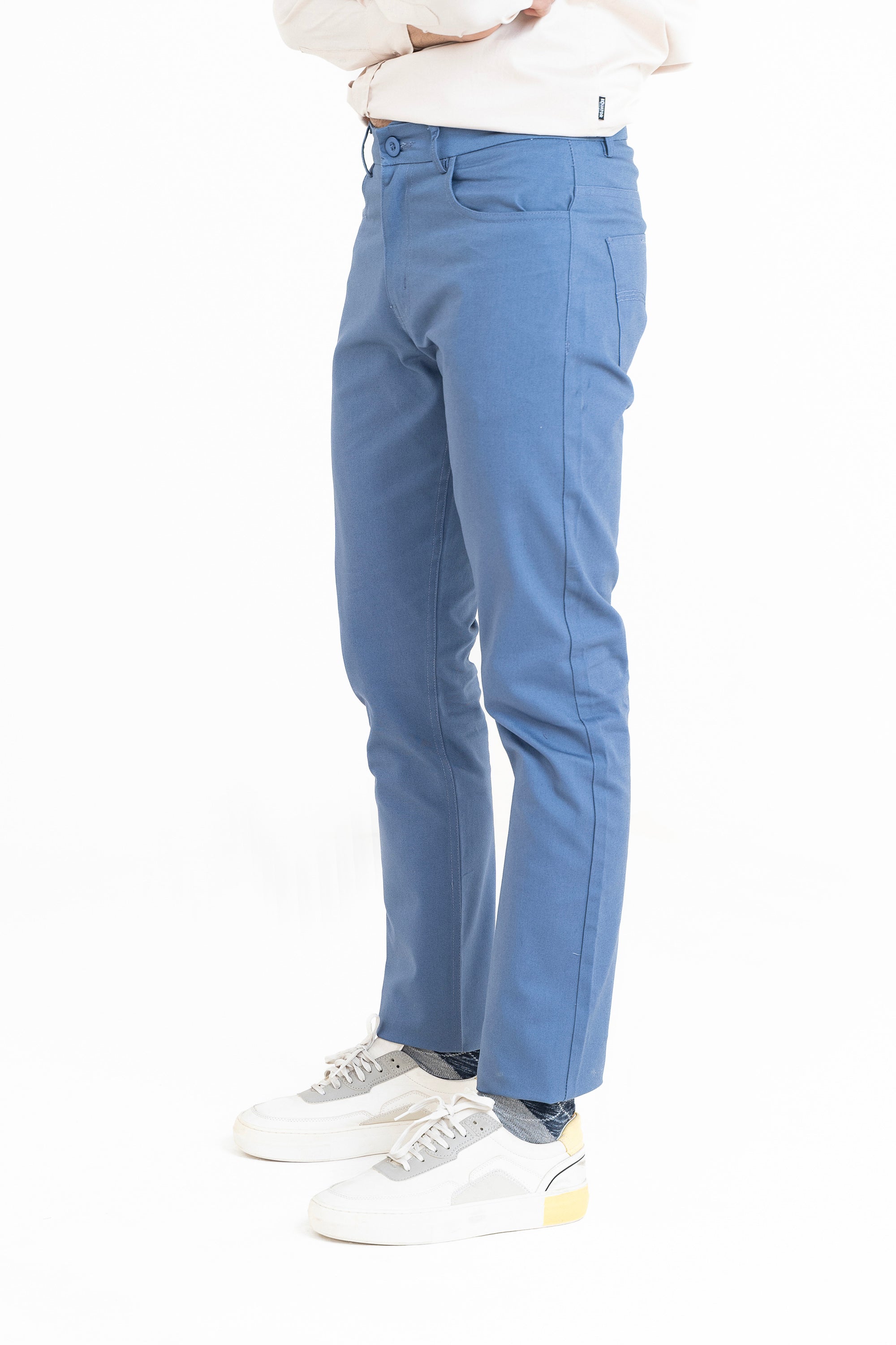 Blue Smart Fit Pants