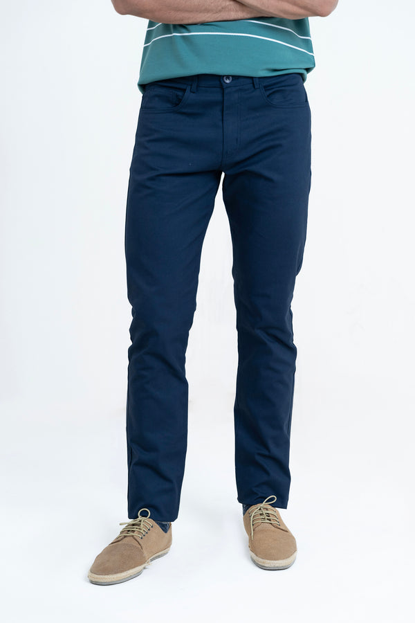 Navy Smart Fit Pants