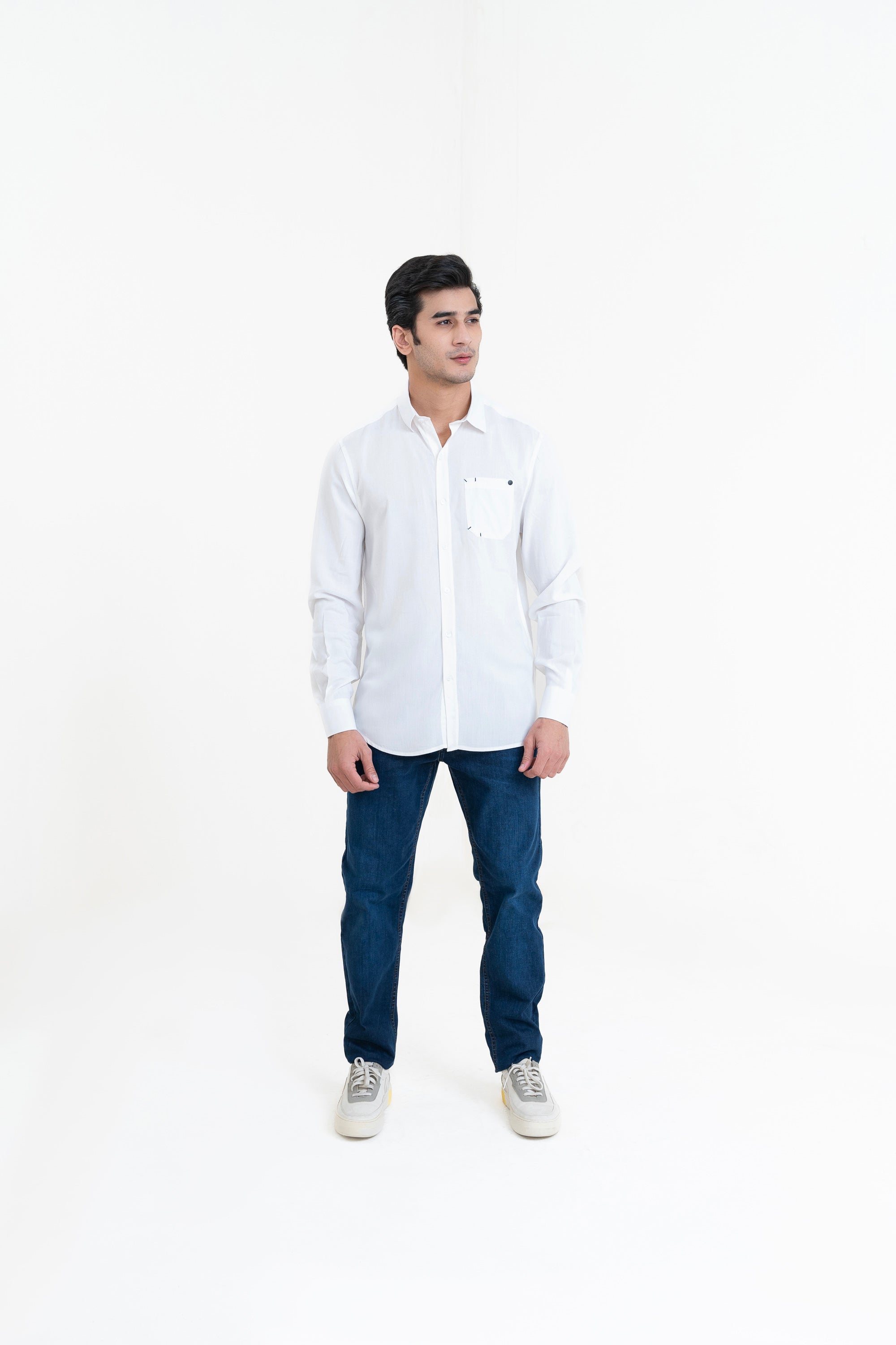 White Casual Shirt