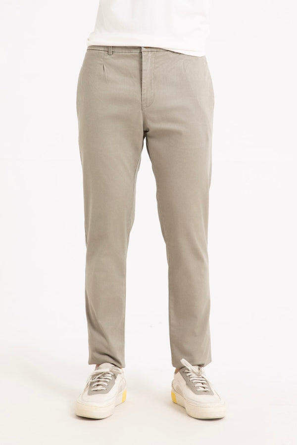 Beige Slim Fit Fashion Pants