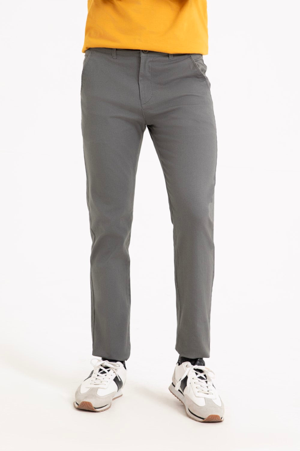 Charcoal Smart Fit Fashion Pants