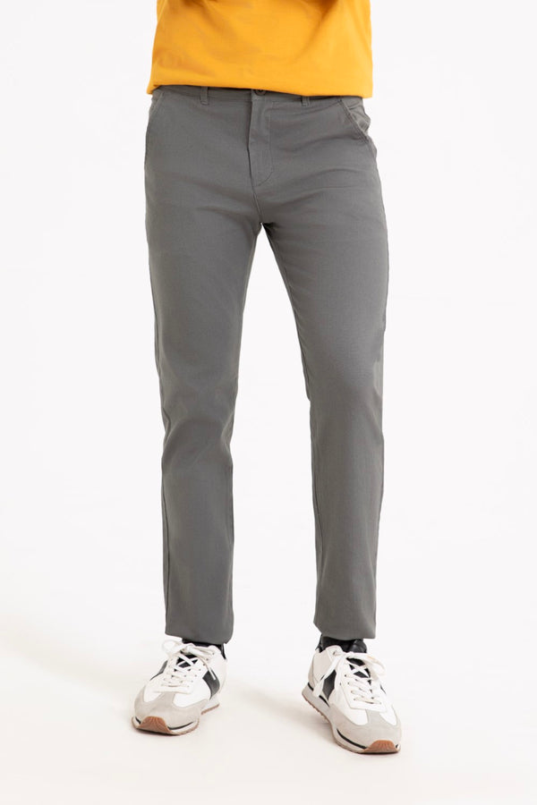 Charcoal Smart Fit Fashion Pants