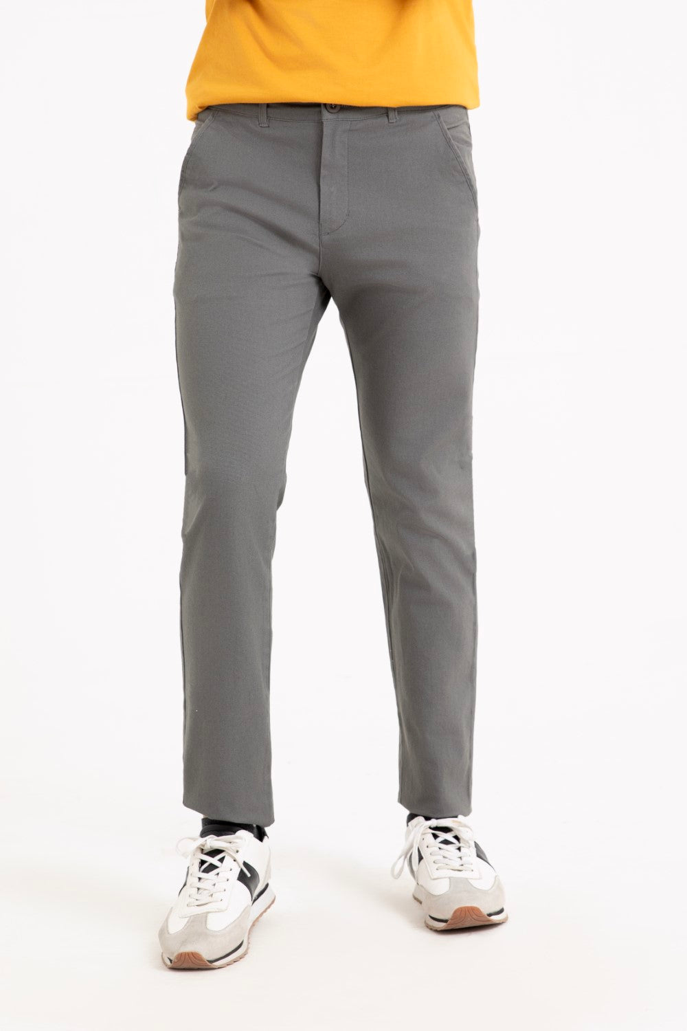 Charcoal Smart Fit Fashion Pants