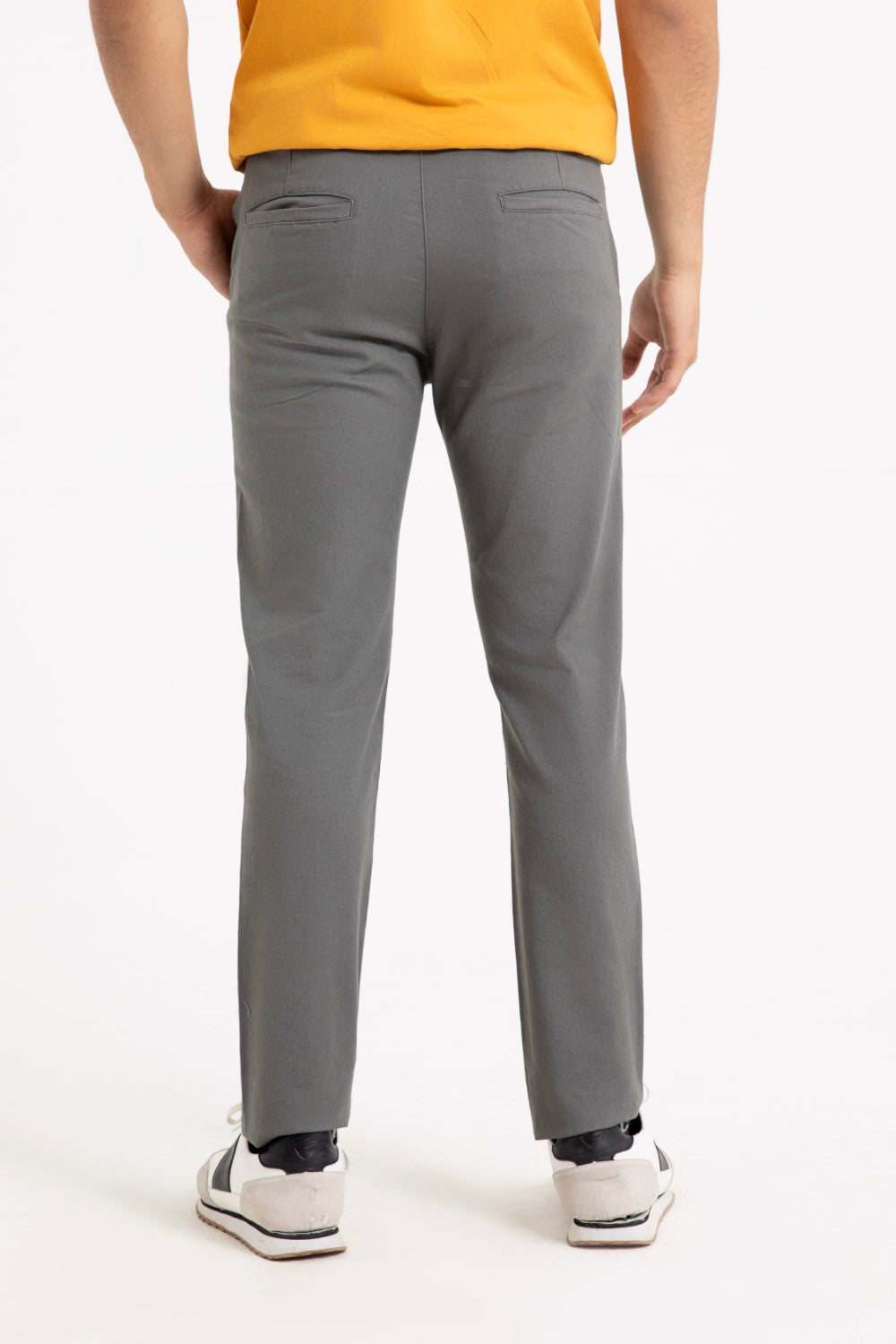 Charcoal Smart Fit Fashion Pants