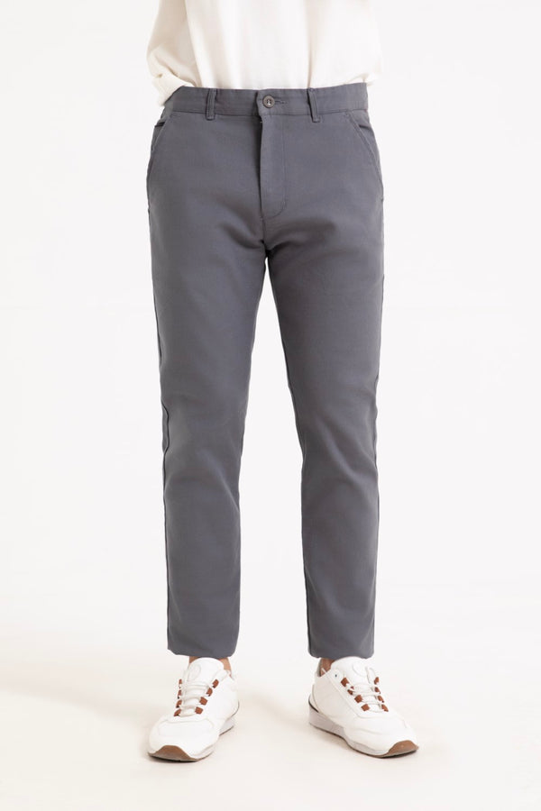 Grey Smart Fit Fashion Pants