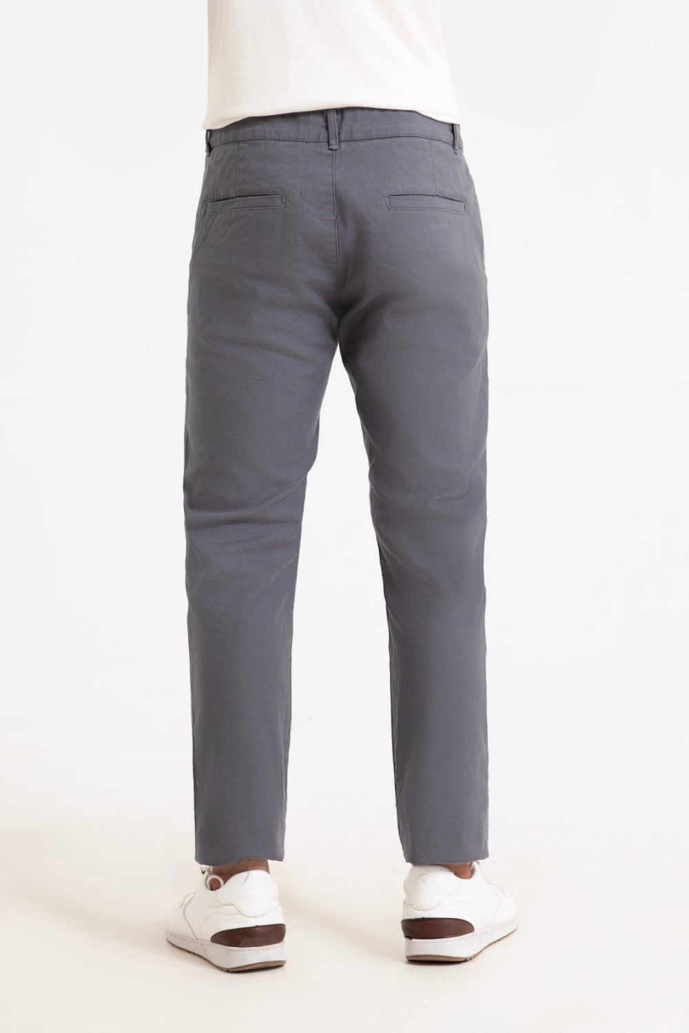 Grey Smart Fit Fashion Pants