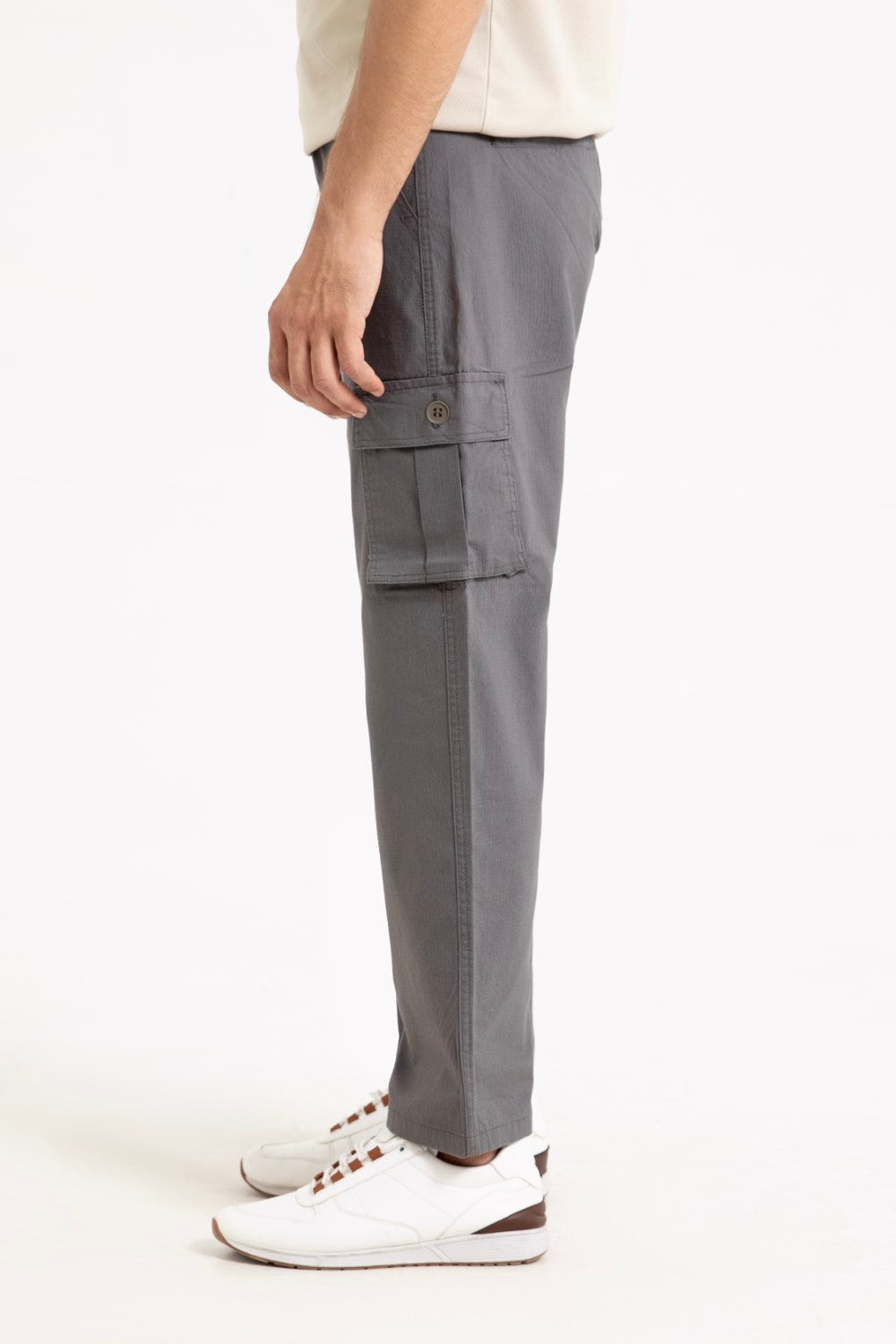 Grey Cargo Trouser