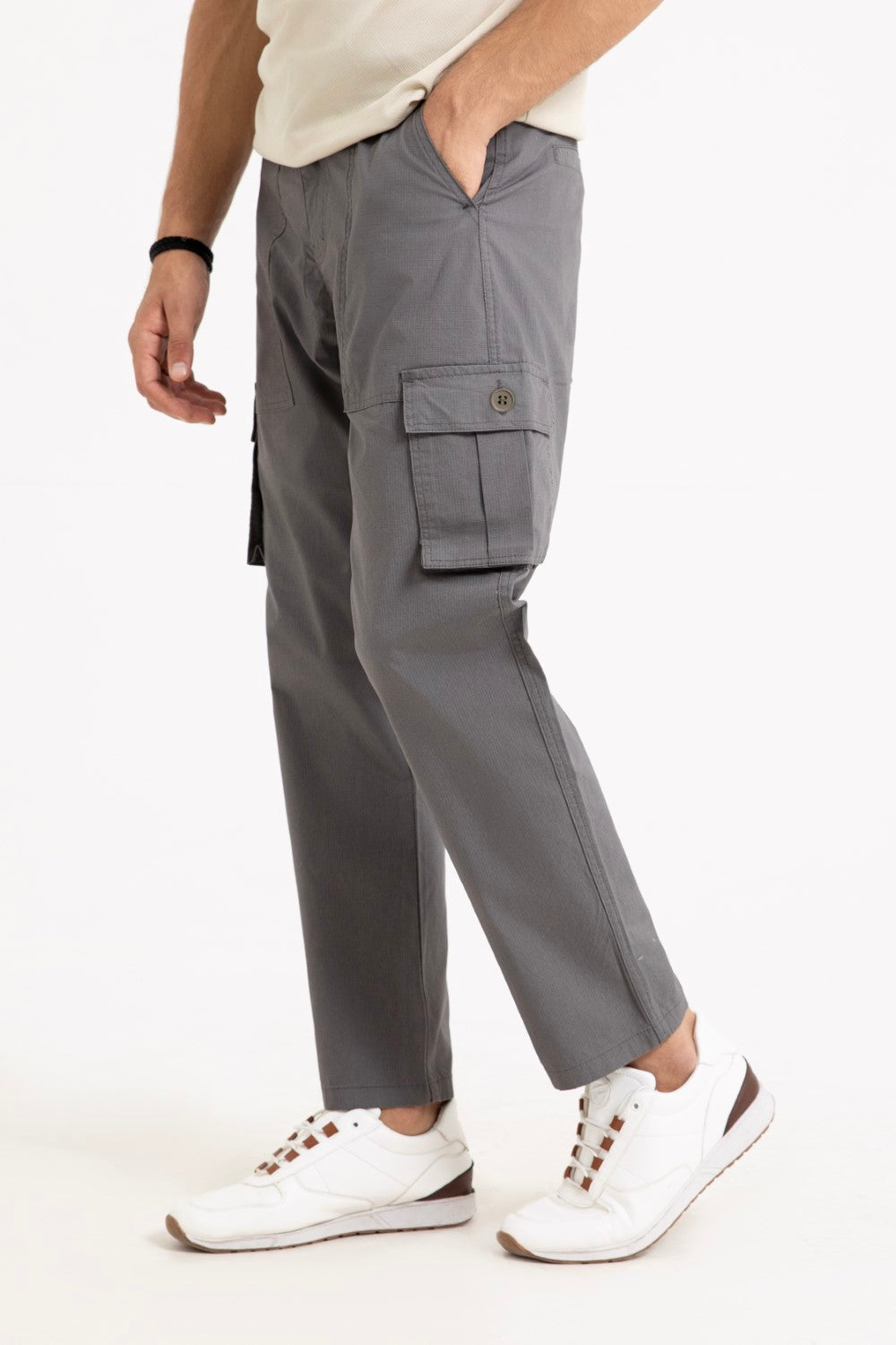 Grey Cargo Trouser