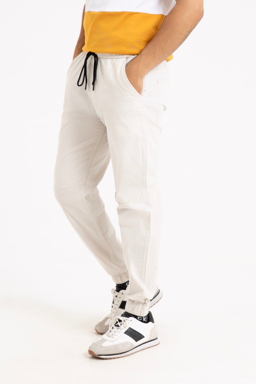 White Cargo Trouser