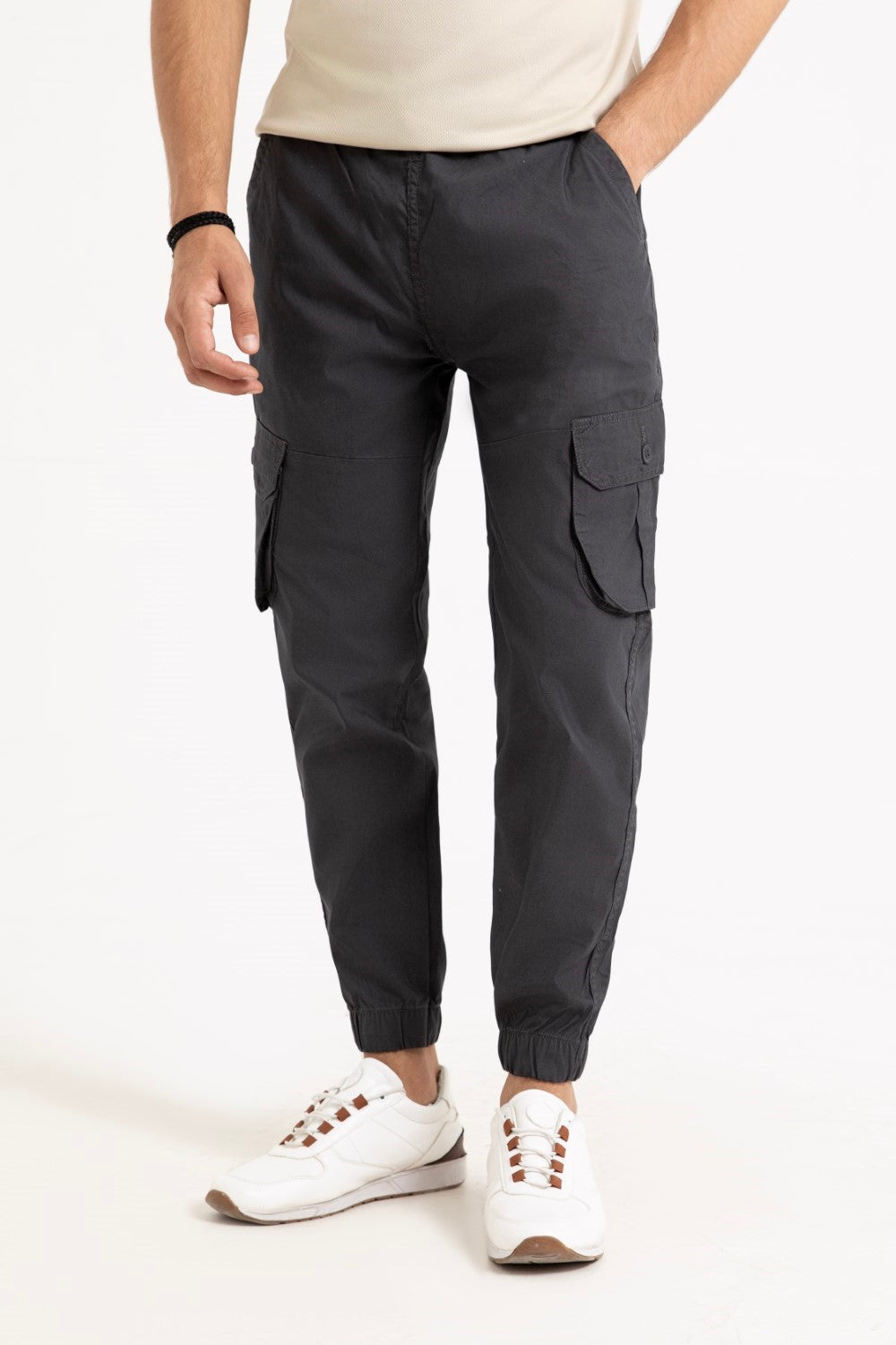 Grey Cargo Trouser